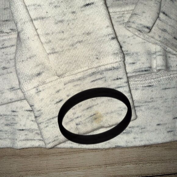 Victorias Secret Pink Tropical Palm Pullover Half Zip Crew Sweatshirt Size Small - Picture 7 of 9